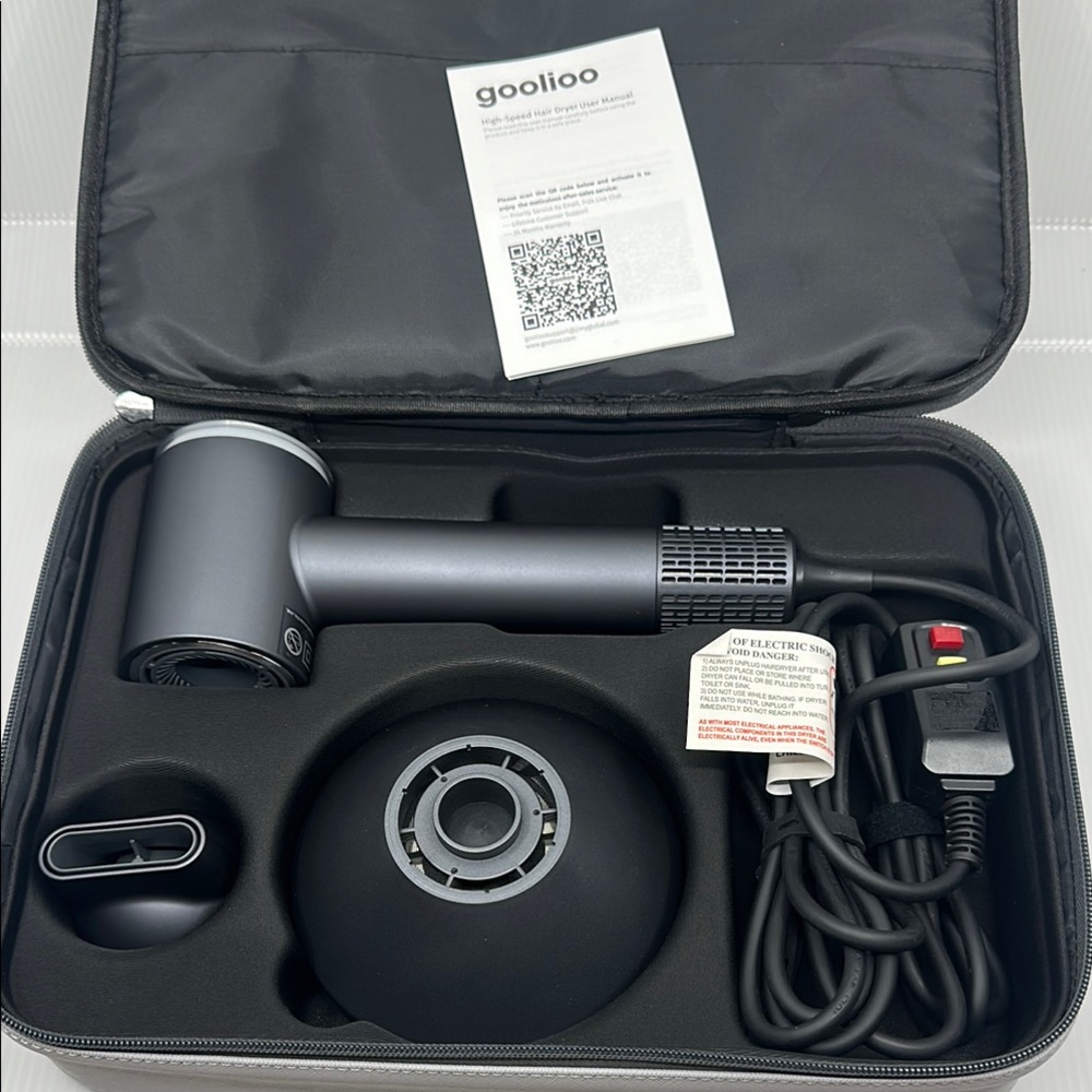 BN In Case Goolioo Hair Dryer Set in Black